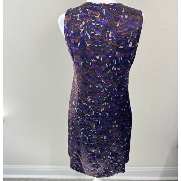 Nanette Lepore Womens Dress Size 2 100% Silk Sleeveless Keyhole Classy Purple - Picture 5 of 10